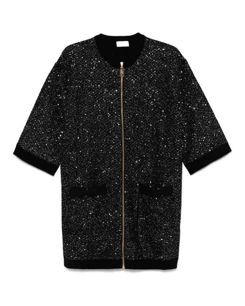 Elisabetta Franchi Knielanges Kleid - Silber Silber