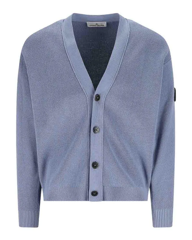 Stone Island Cardigan - Blau Blau