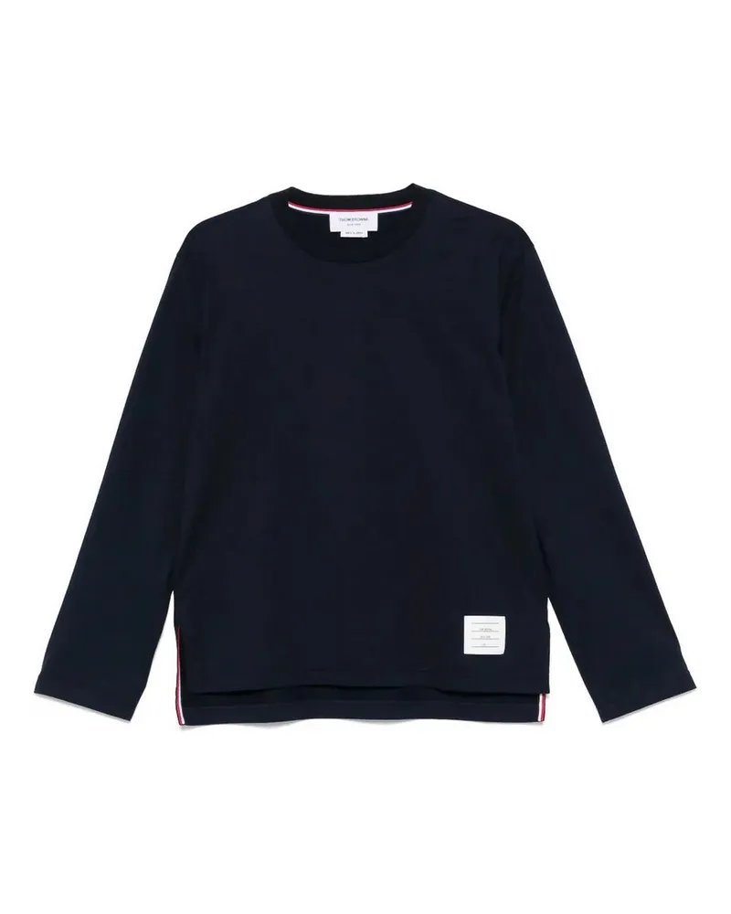 Thom Browne Rundhalspullover - Dunkelblau Dunkelblau