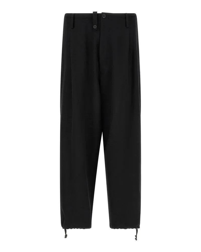 Yohji Yamamoto Casual Hose - Schwarz Schwarz