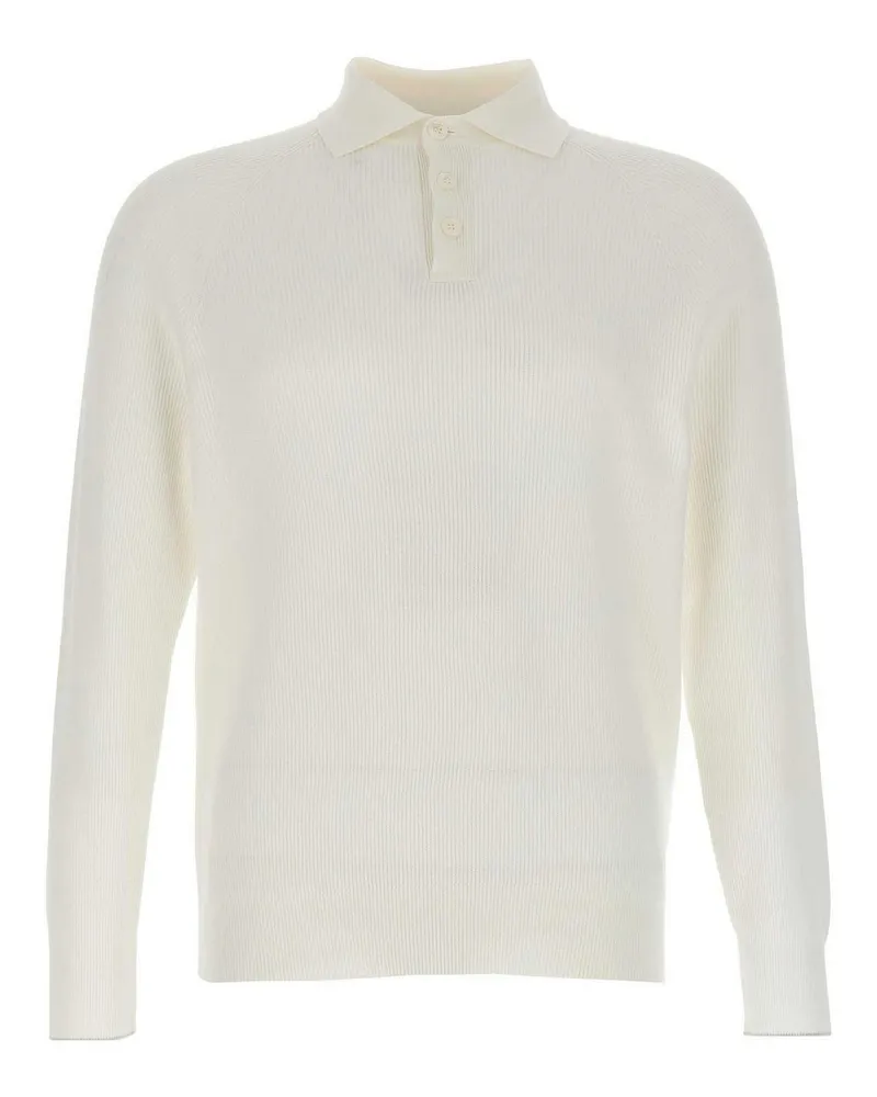 Brunello Cucinelli Poloshirt - Weiß Weiß