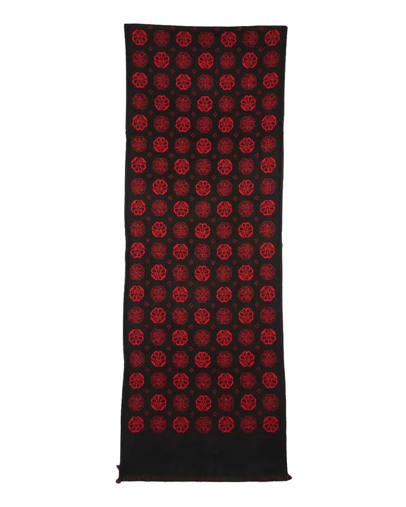 Alexander McQueen Schal - Schwarz Schwarz