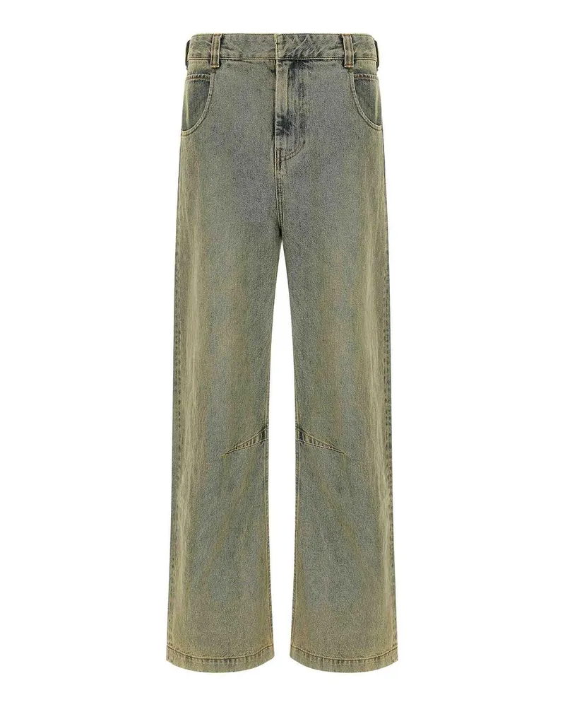 Entire Studios Straight Leg Jeans - Gelb Gelb