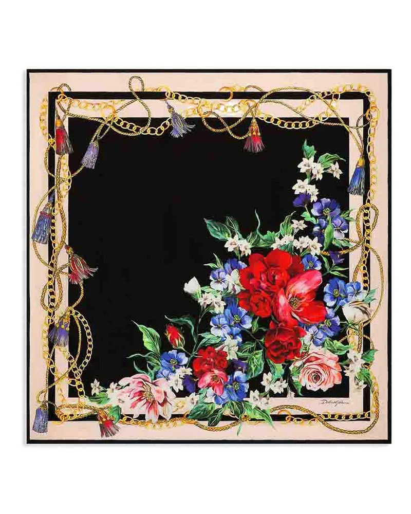 Dolce & Gabbana Schal - Schwarz Schwarz