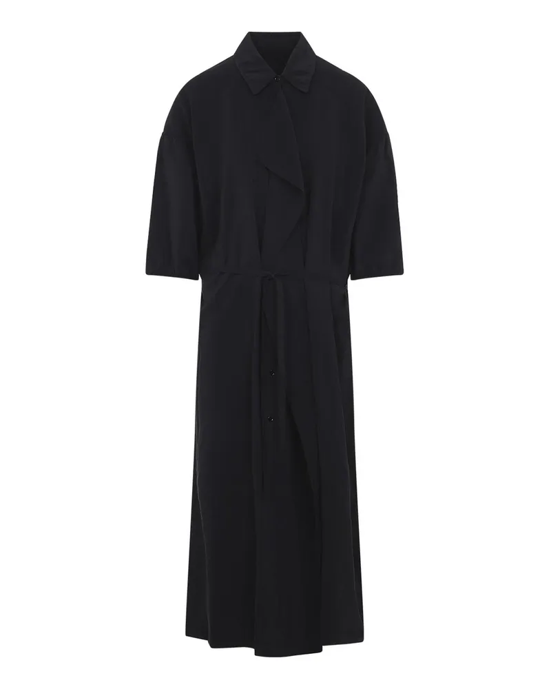 Christophe Lemaire Knielanges Kleid - Schwarz Schwarz