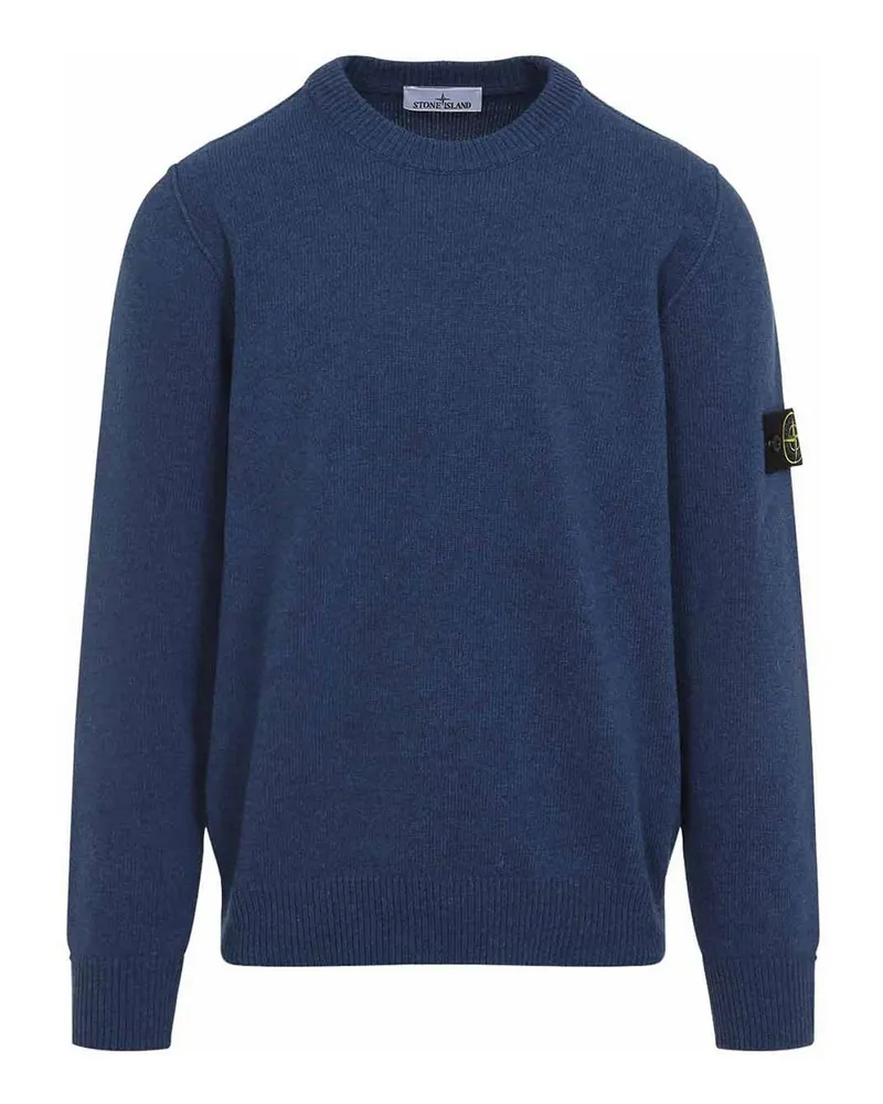 Stone Island Rundhalspullover - Dunkelblau Dunkelblau