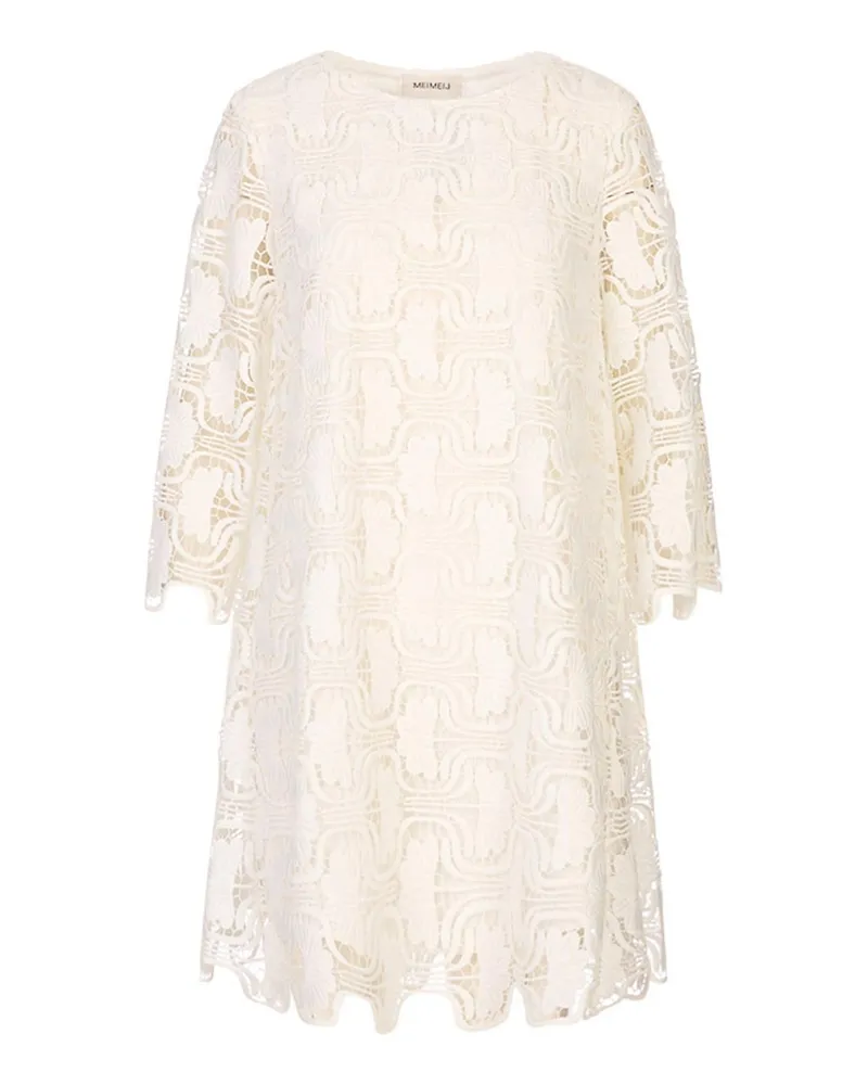 MEIMEIJ Knielanges Kleid - Weiß Weiß