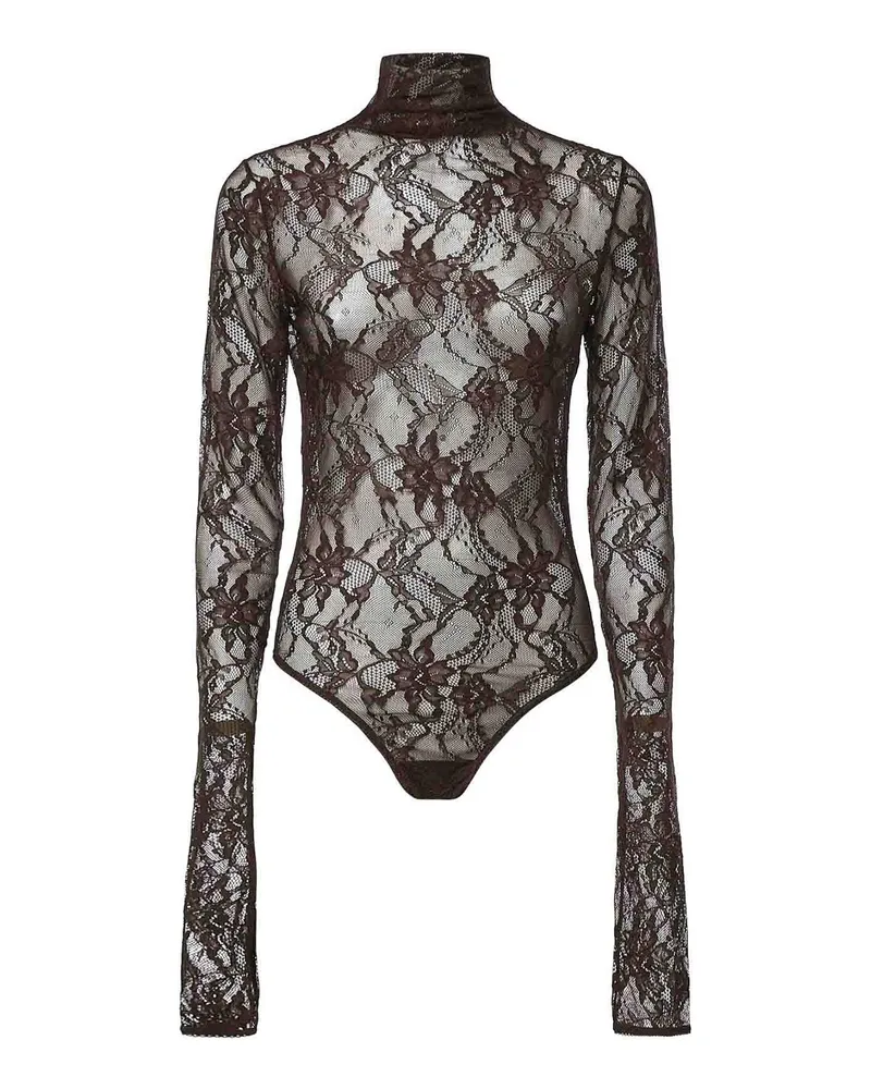 ANDAMANE Rollkragenpullover - Dunkelbraun Dunkelbraun