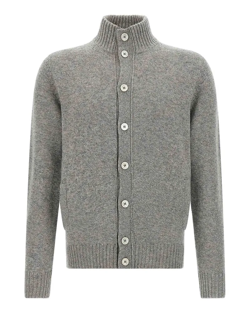 Zanone Cardigan - Grau Grau
