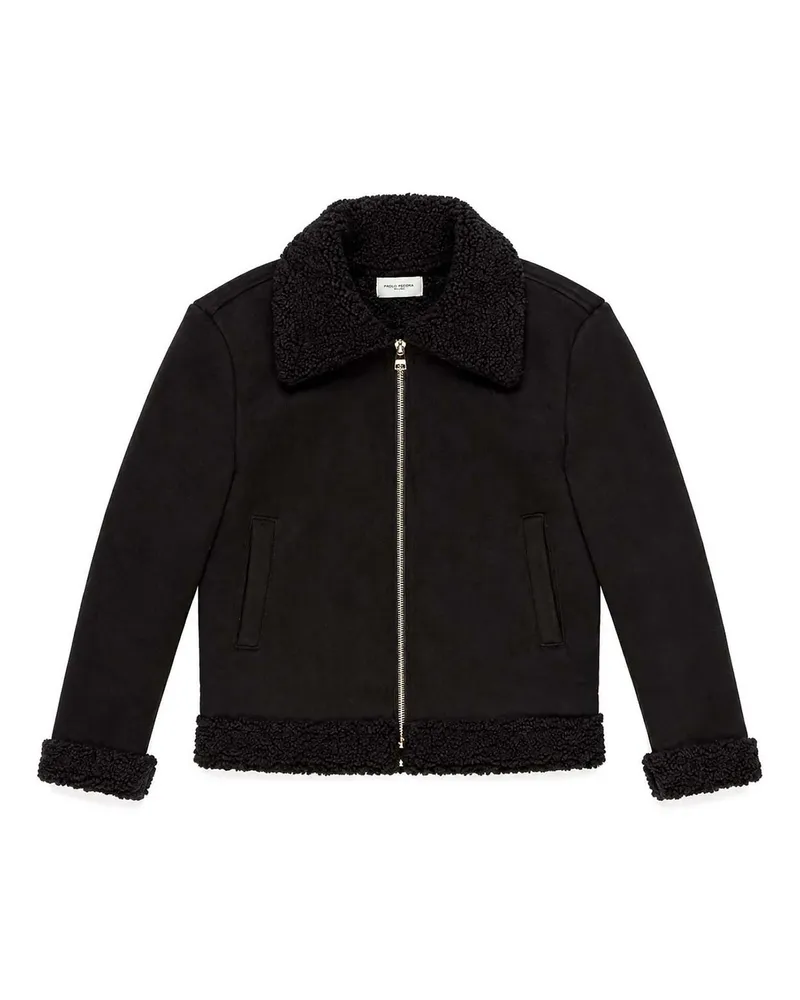 Paolo Pecora Milano Casualjacke - Schwarz Schwarz