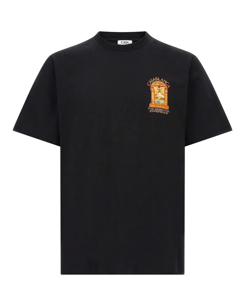 Casablanca Paris T-Shirt - Schwarz Schwarz