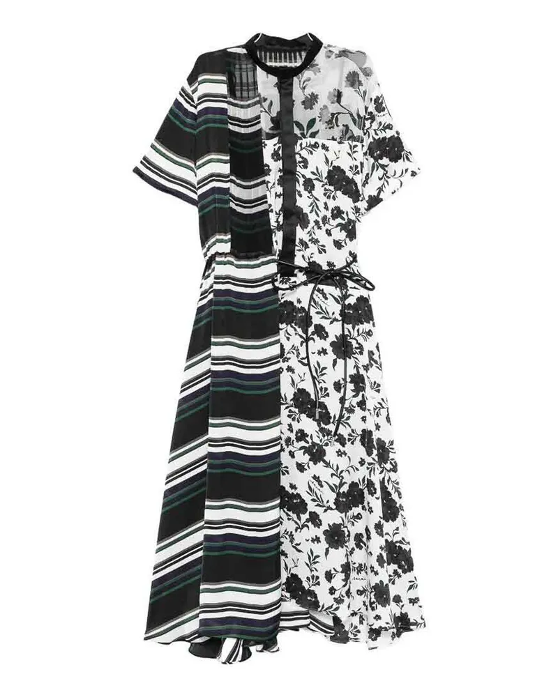 Sacai Knielanges Kleid - Bunt Bunt