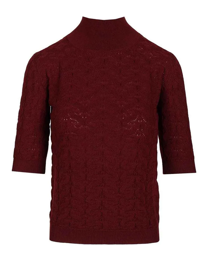 Etro Rundhalspullover - Dunkelrot Dunkelrot