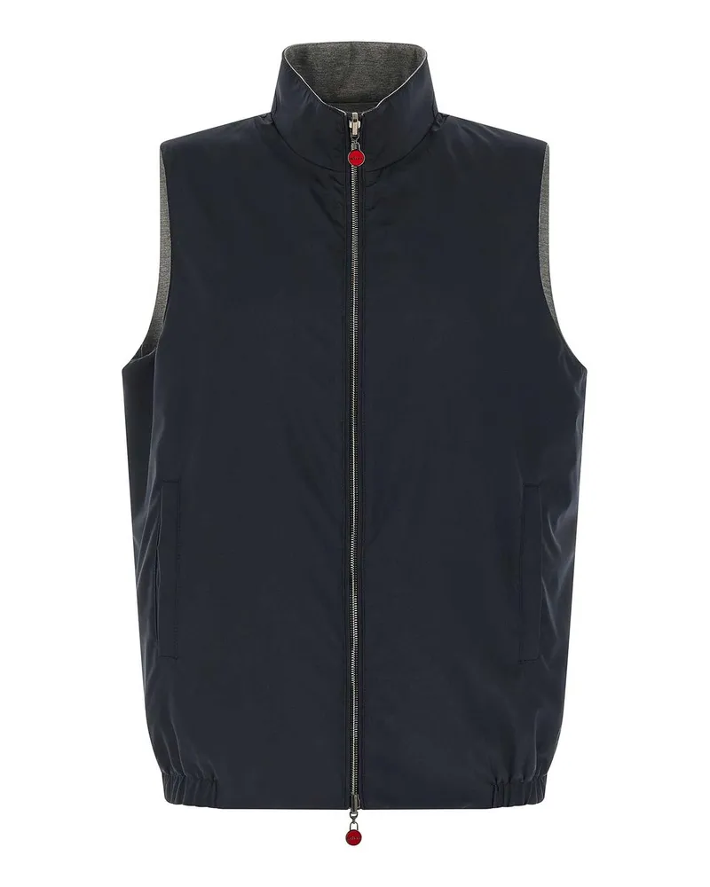 Kiton Weste - Blau Blau