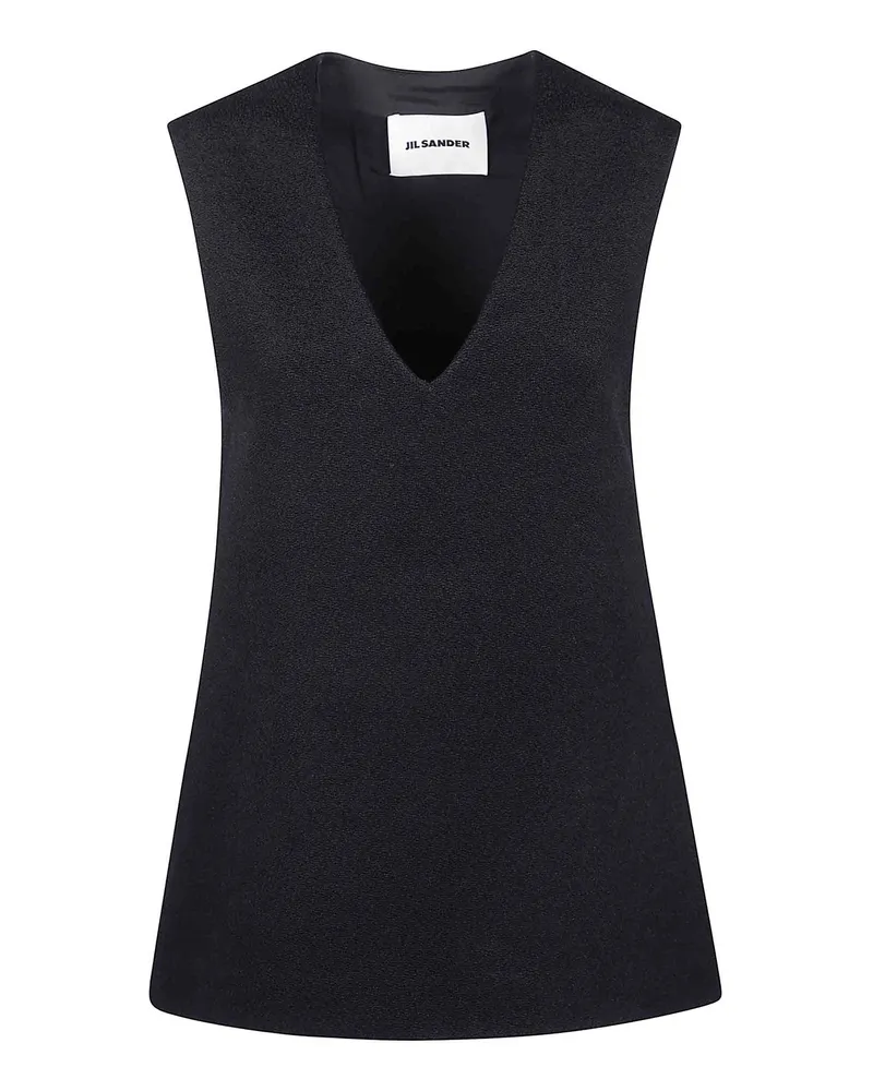 Jil Sander Top - Schwarz Schwarz