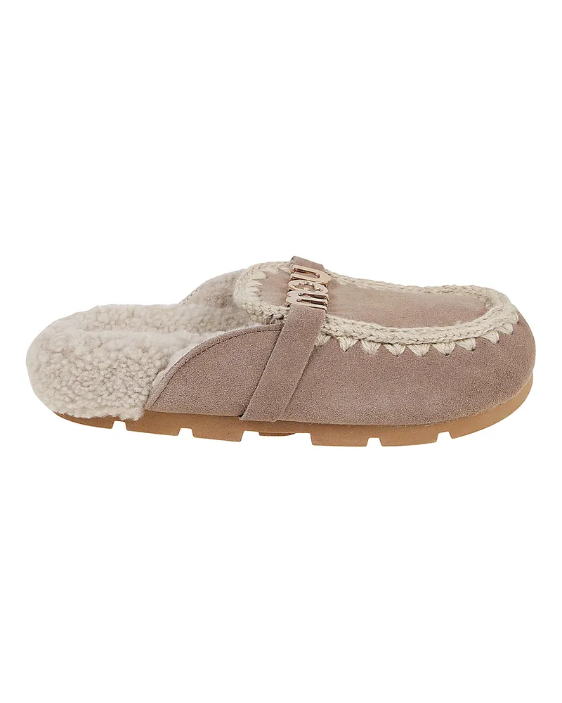 Mou Mules - Taupe Taupe