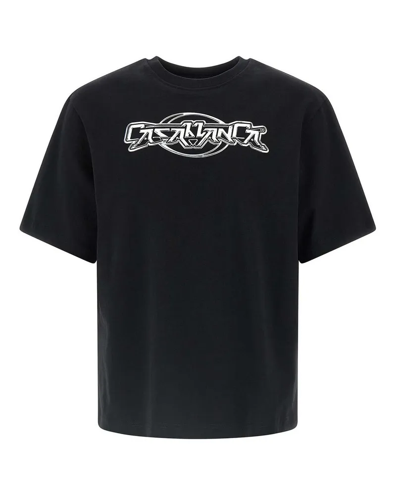 Casablanca Paris T-Shirt - Schwarz Schwarz