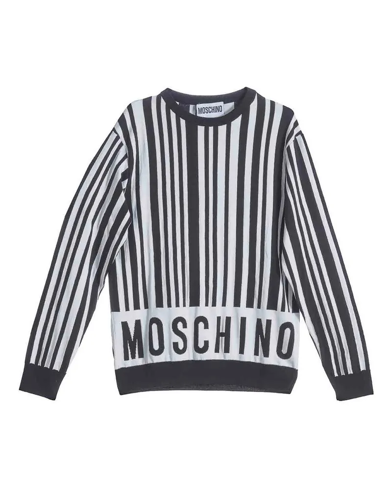 Moschino Rundhalspullover - Weiß Weiß