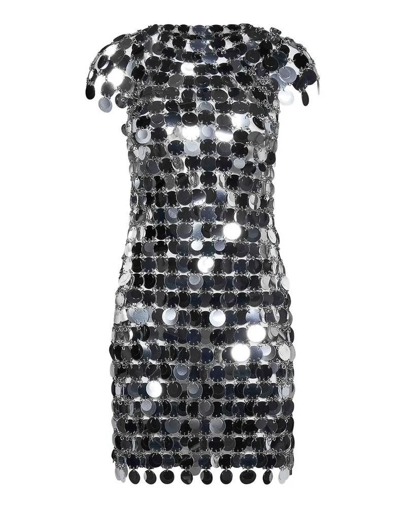 Paco Rabanne Kurzes Kleid - Silber Silber