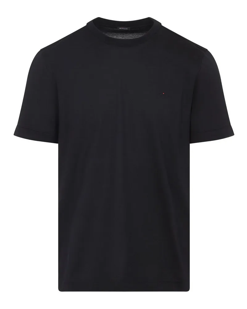 Kiton T-Shirt - Schwarz Schwarz