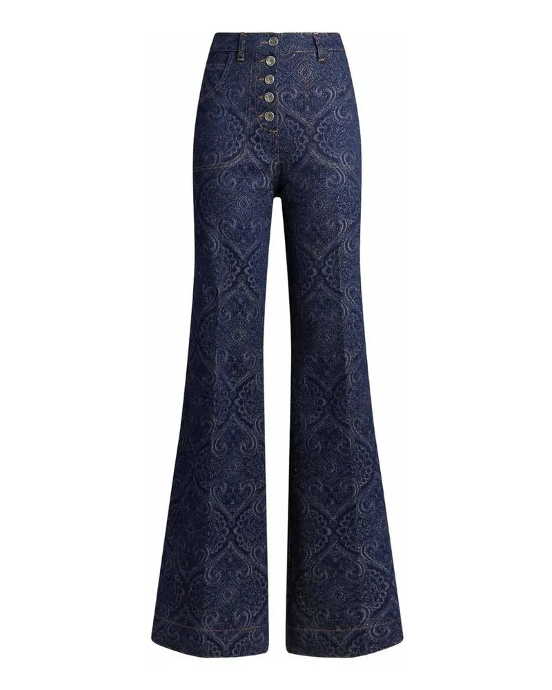 Etro Bootcut Jeans - Blau Blau