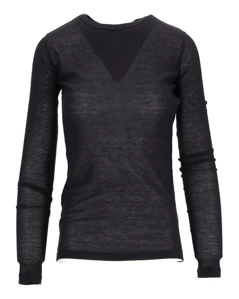 Ann Demeulemeester T-Shirt - Schwarz Schwarz