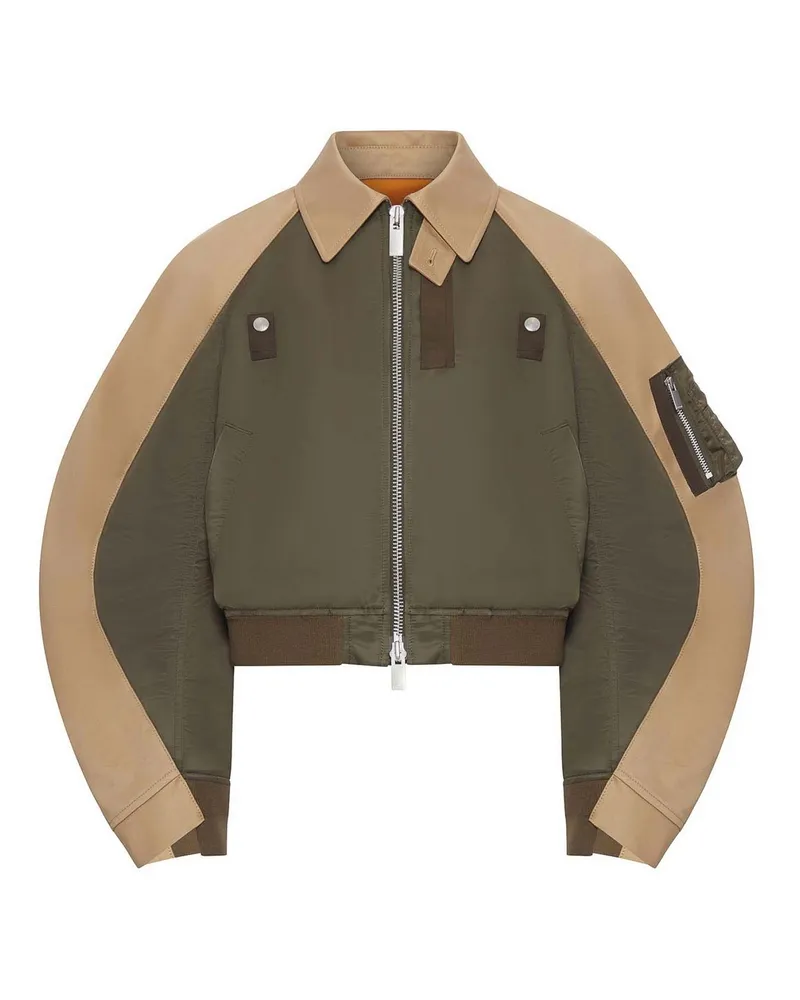 Sacai Casual Hose - Grün Grün