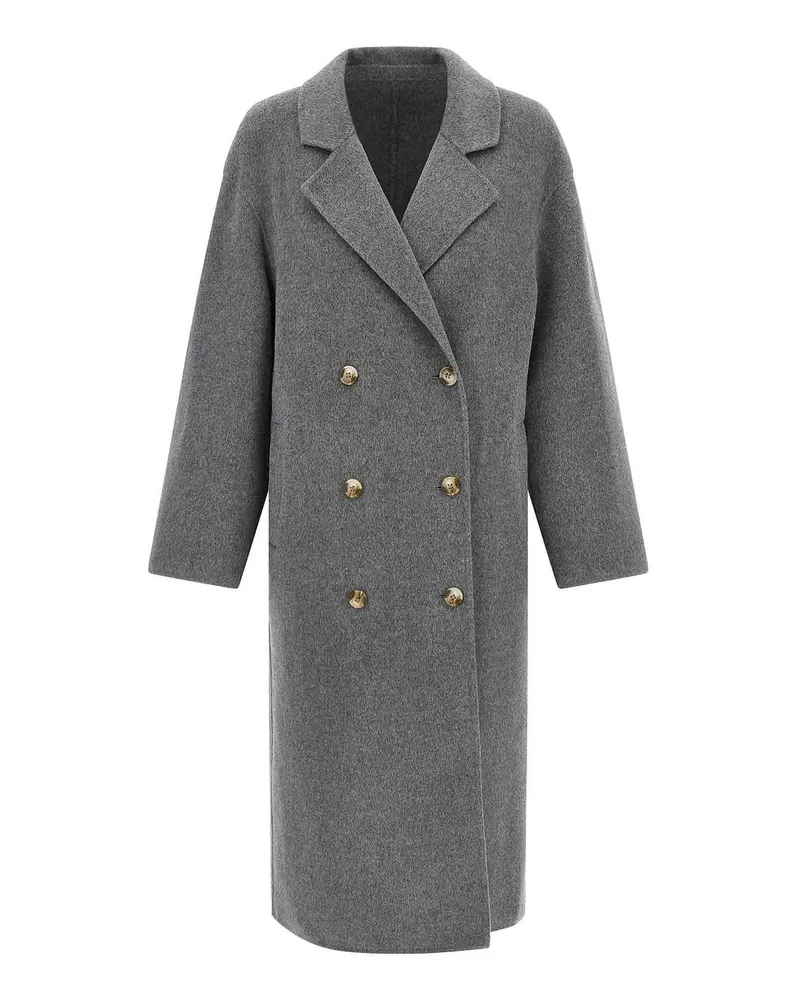 Loulou Studio Kurzer Mantel - Grau Grau