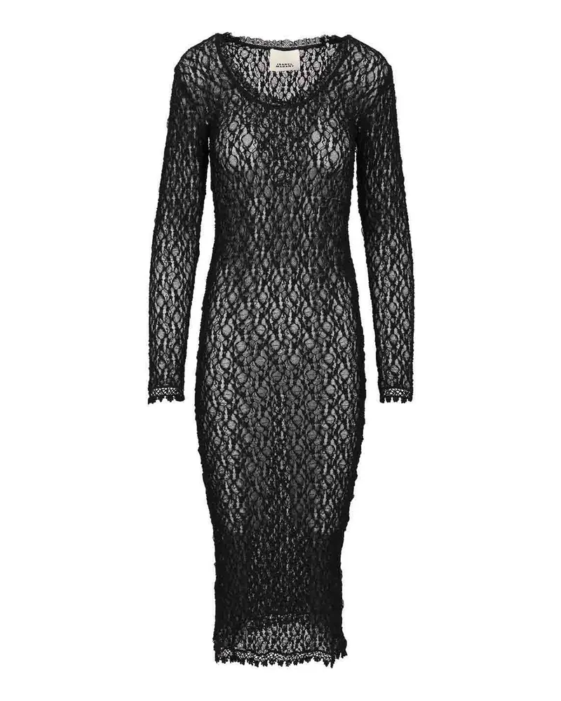 Isabel Marant Maxikleid - Schwarz Schwarz