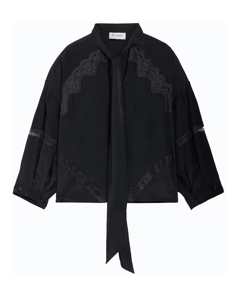 Ermanno Scervino Bluse - Schwarz Schwarz