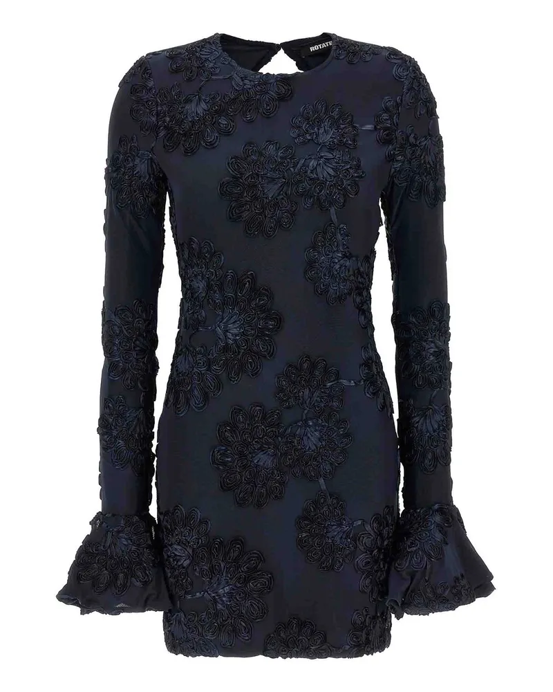 ROTATE Birger Christensen Knielanges Kleid - Blau Blau