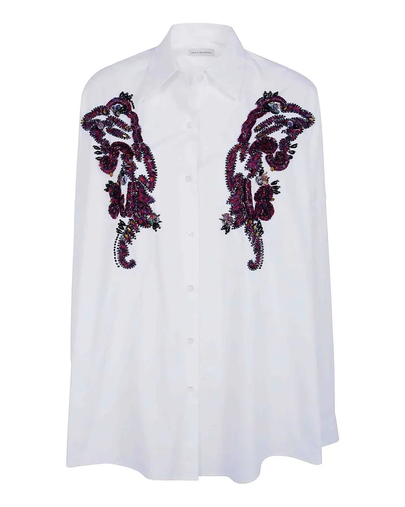 Dries van Noten Hemd - Weiß Weiß