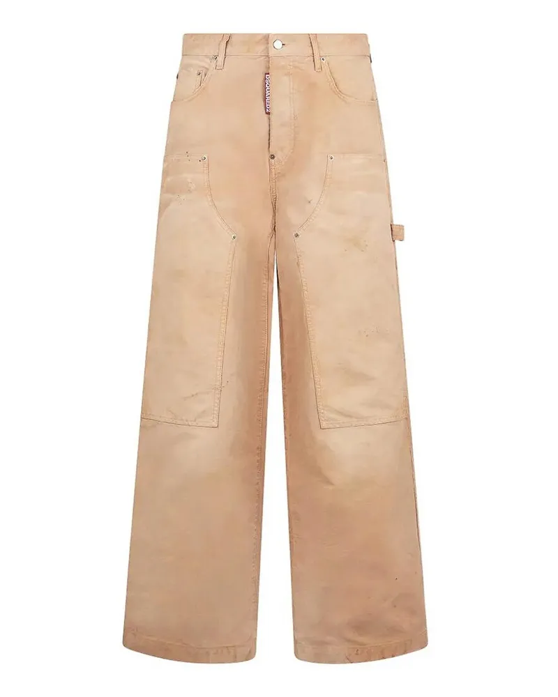 Dsquared2 Straight Leg Jeans - Beige Beige