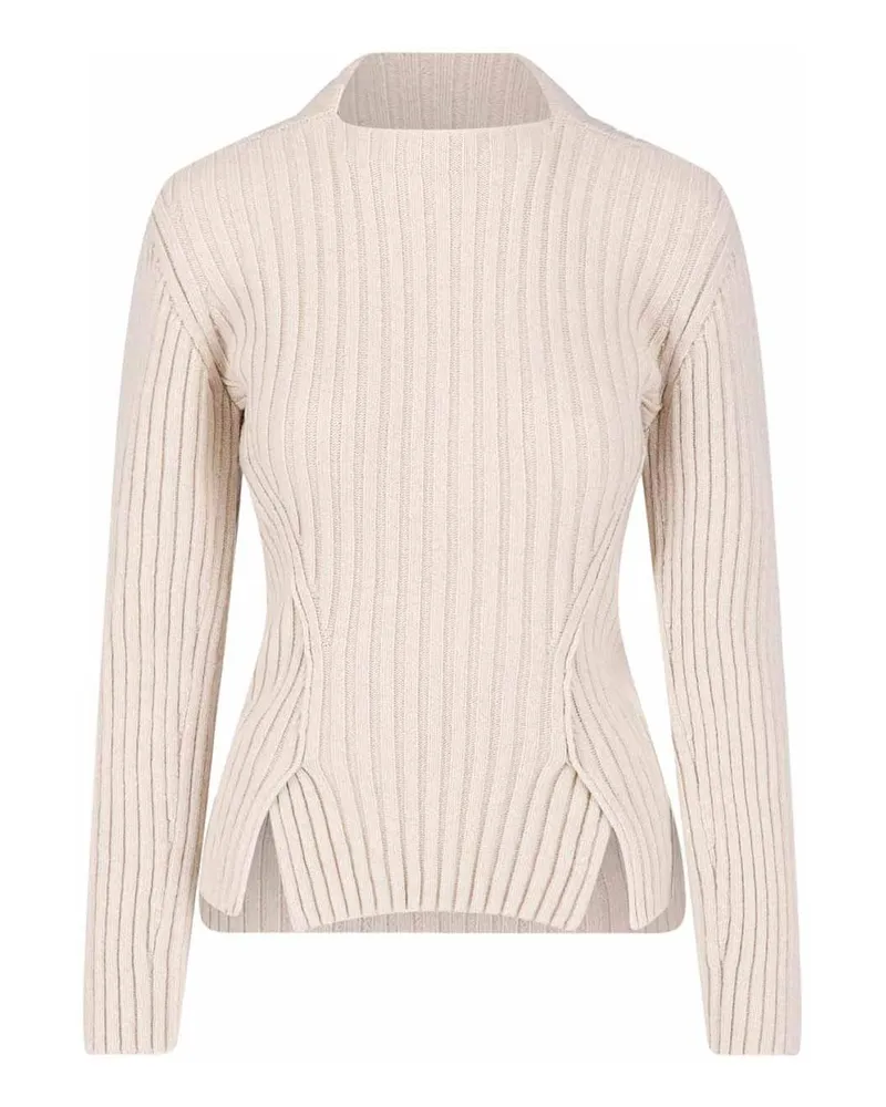Victoria Beckham Rundhalspullover - Creme Creme