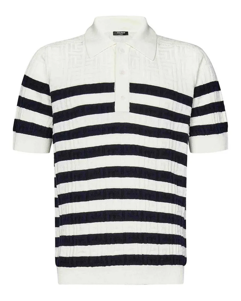 Balmain Poloshirt - Weiß Weiß