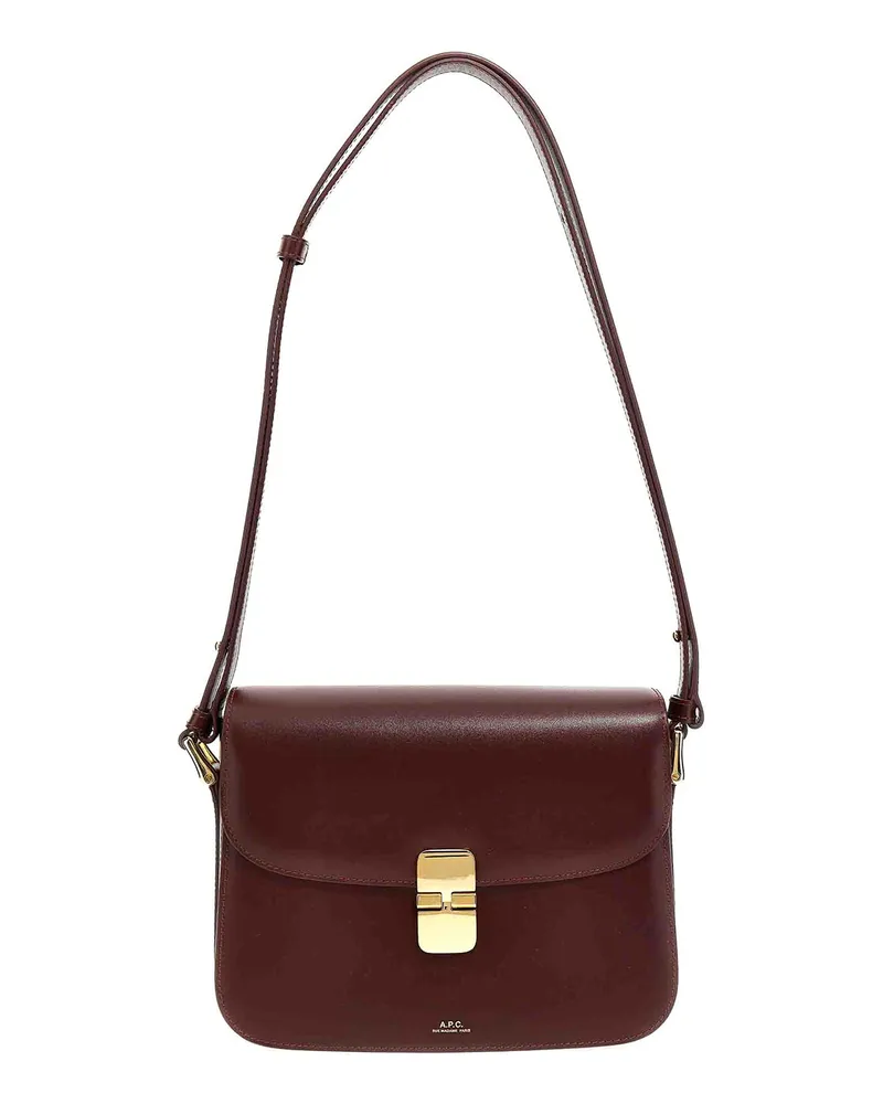 A.P.C. A. P.C. Umhängetasche - Dunkelrot Dunkelrot