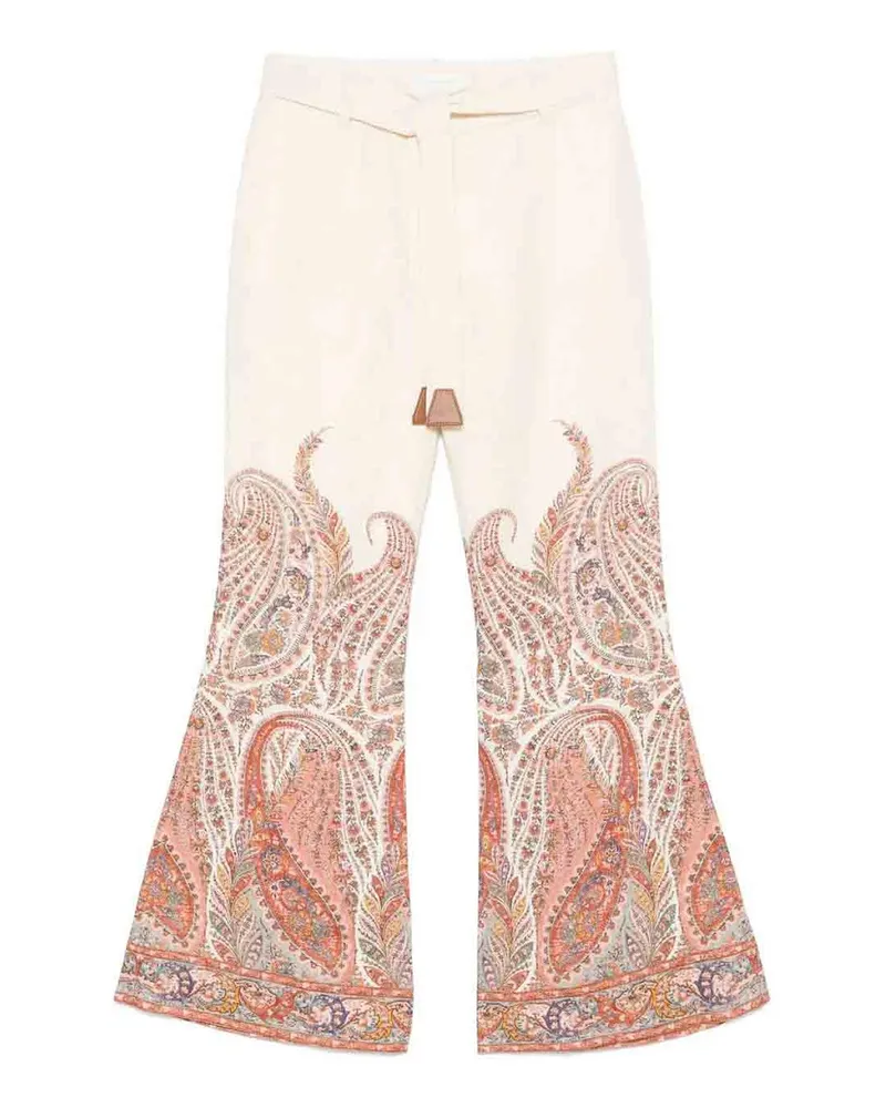 Zimmermann Casual Hose - Creme Creme