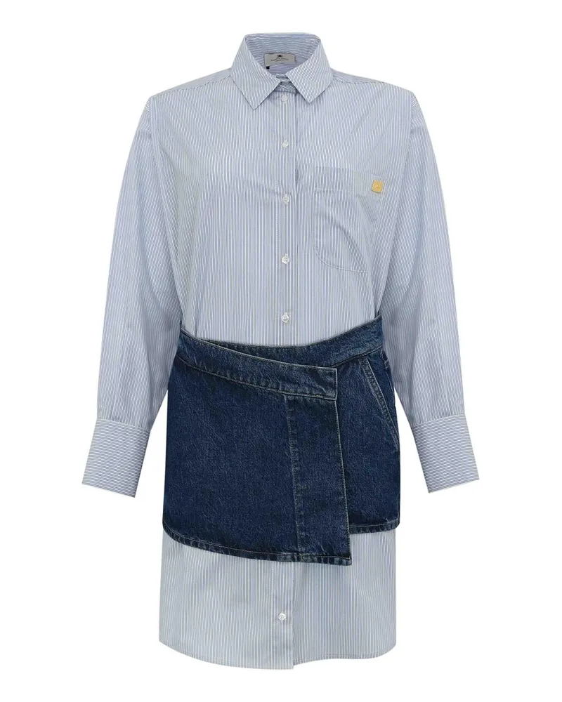 Elisabetta Franchi Knielanges Kleid Dunkles