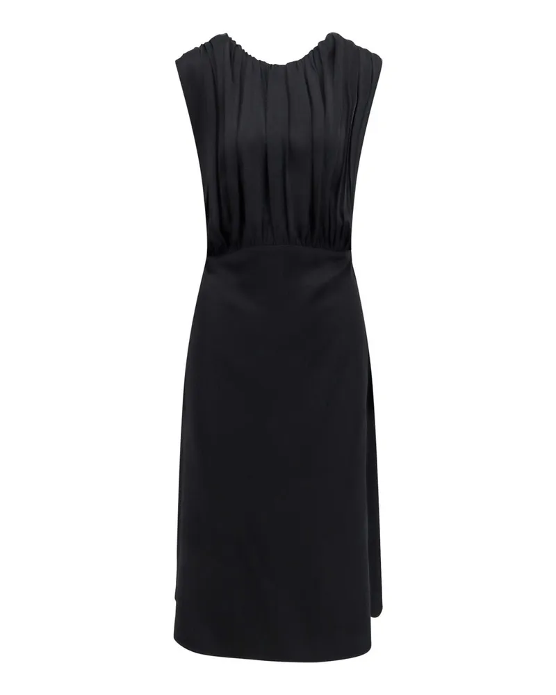 Jil Sander Knielanges Kleid - Schwarz Schwarz