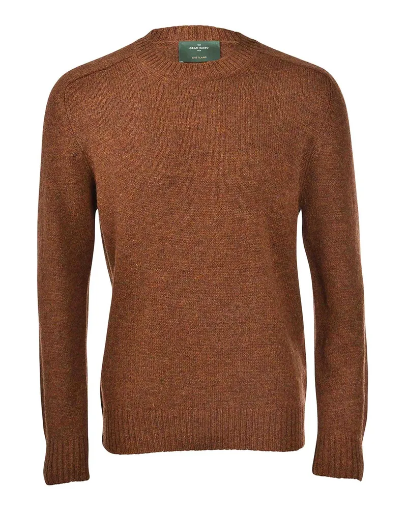 Gran Sasso Rundhalspullover - Schwarz Schwarz