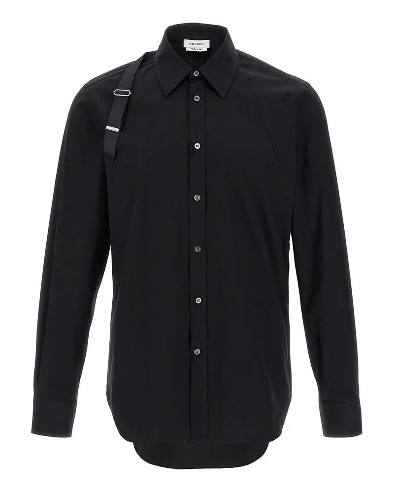 Alexander McQueen Hemd - Schwarz Schwarz