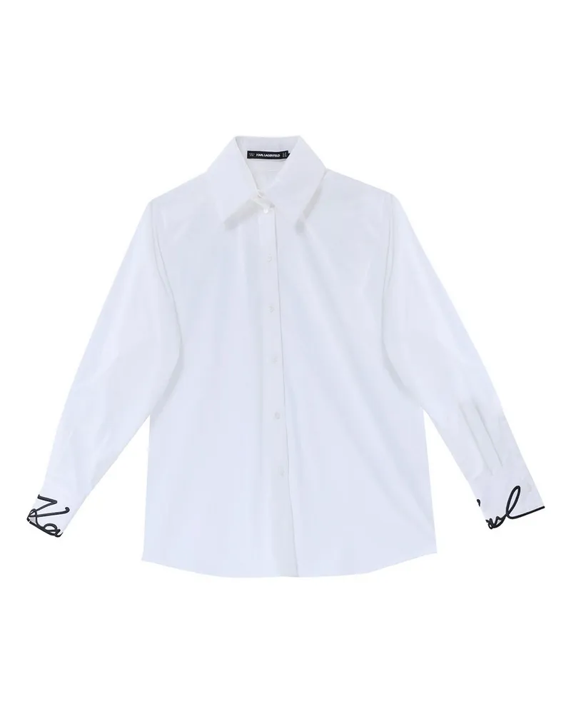 Karl Lagerfeld Hemd - Weiß Weiß