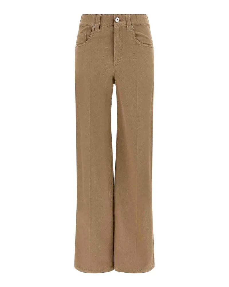 Brunello Cucinelli Straight Leg Jeans - Beige Beige