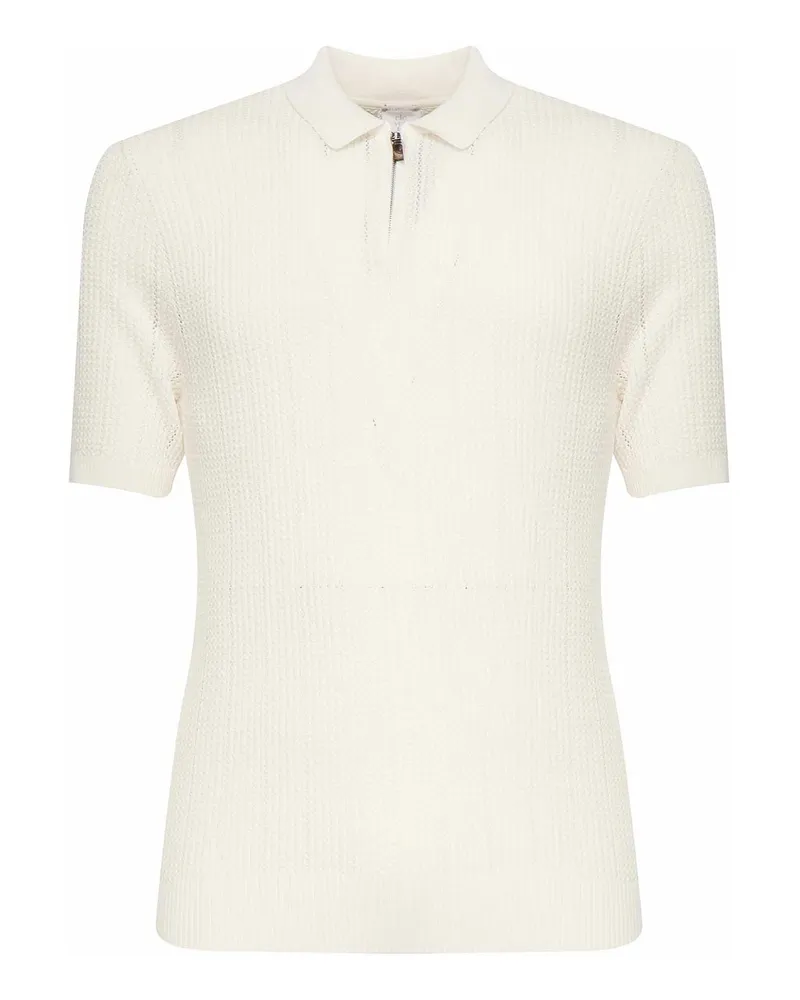 Eleventy Poloshirt - Weiß Weiß