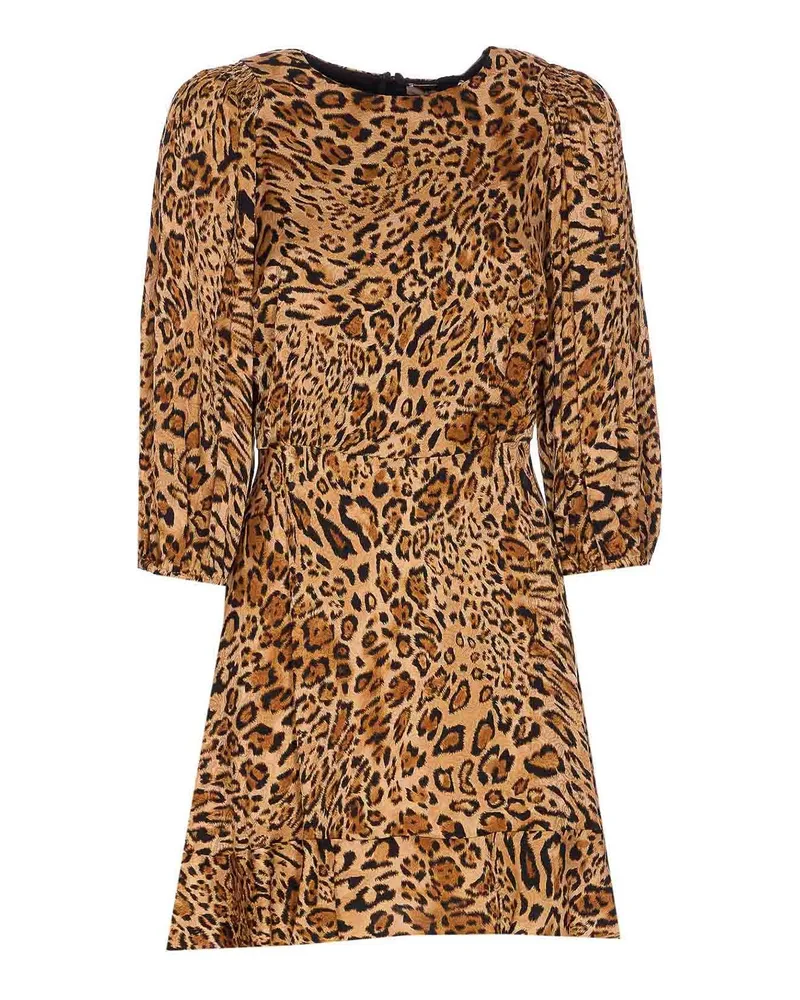 Twin-Set Kurzes Kleid - Bunt Animal