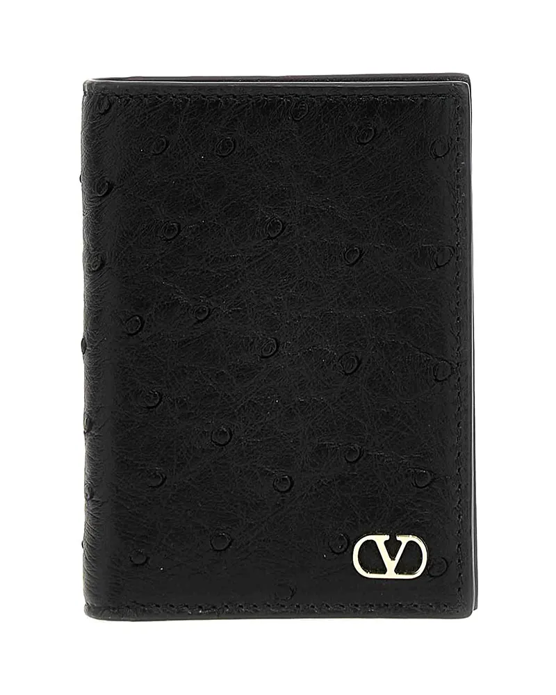Valentino Garavani Portemonnaie - Schwarz Schwarz