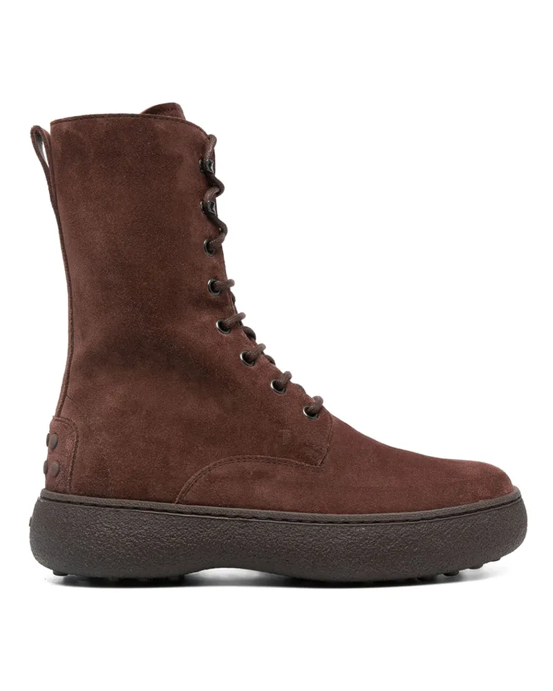 TOD'S Stiefeletten - Dunkelbraun Dunkelbraun