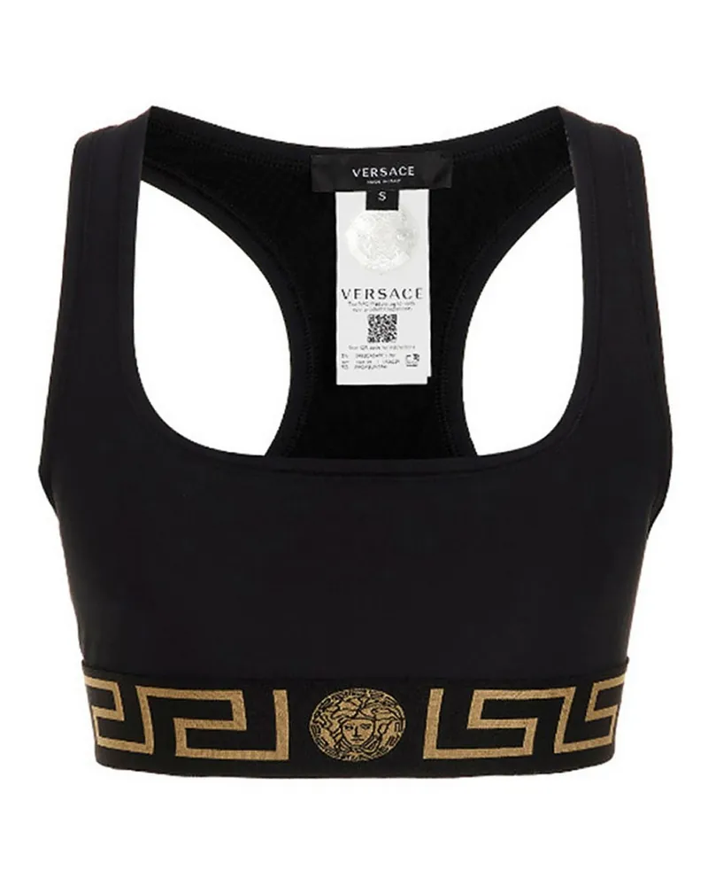 Versace Top - Schwarz Schwarz