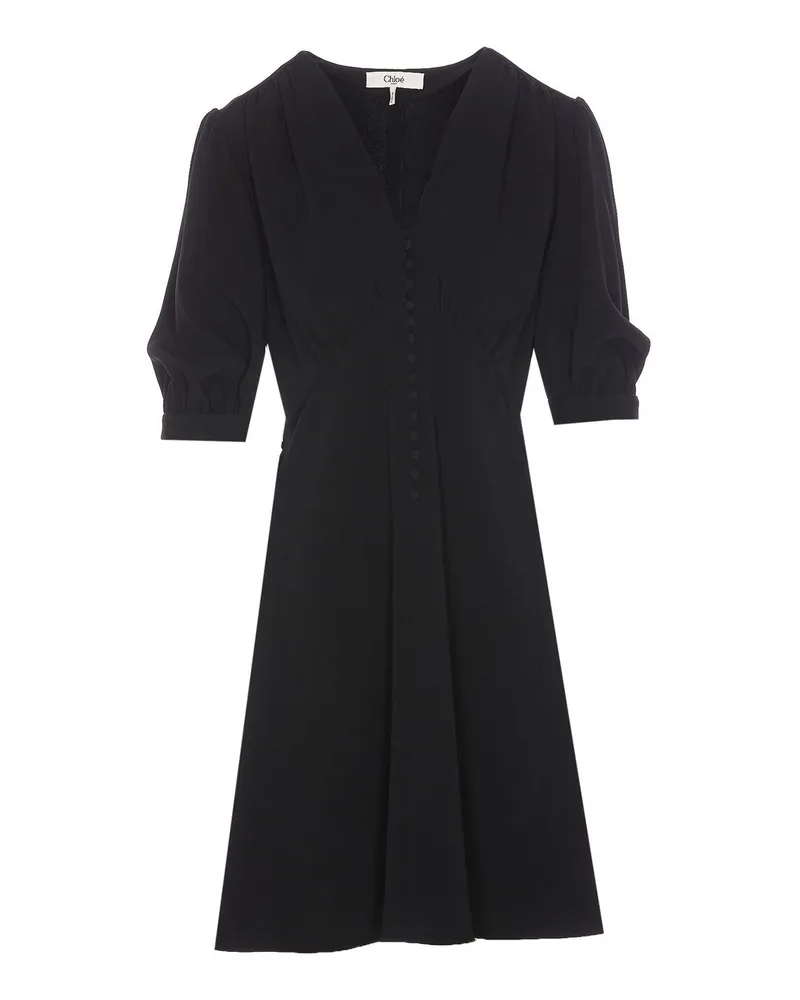 Chloé Maxikleid - Schwarz Schwarz
