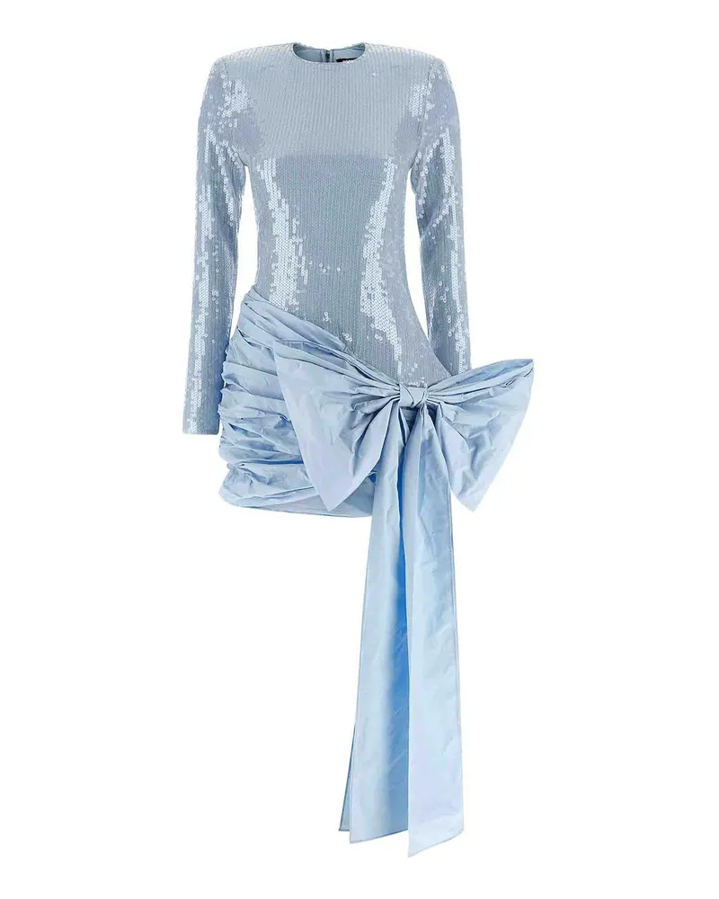 ROTATE Birger Christensen Rundhalspullover - Hellblau Hellblau